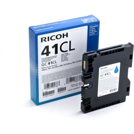 Cartouche Ricoh GC-41CL Cyan 600 Pages Cartouche Ricoh GC-41CL Cyan 600 Pages