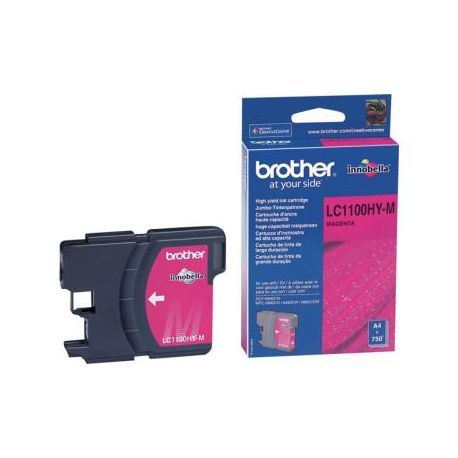 Cartouche Brother LC-1100 Magenta 750 Pages Cartouche Brother LC-1100 Magenta 750 Pages