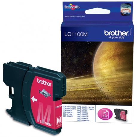 Cartouche Brother LC-1100 Magenta 325 Pages Cartouche Brother LC-1100 Magenta 325 Pages