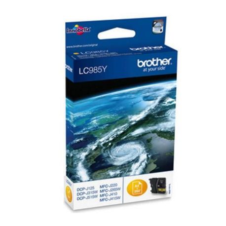 Cartouche Brother LC-985 Jaune 260 Pages Cartouche Brother LC-985 Jaune 260 Pages