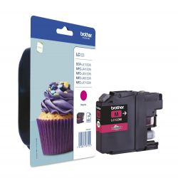 Cartouche Brother LC-123 Magenta 600 Pages