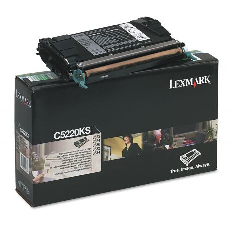 Toner Lexmark C5220KS Noir 4000 Pages Toner Lexmark C5220KS Noir 4000 Pages