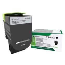 Toner Lexmark 71B20K0 Pour CX417DE Noir 2300 Pages