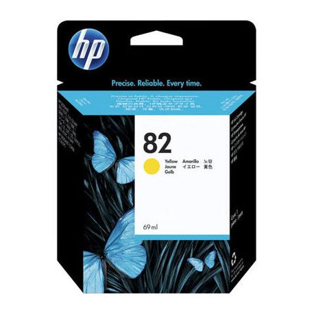 Cartouche Hp N°82 Jaune 69ML