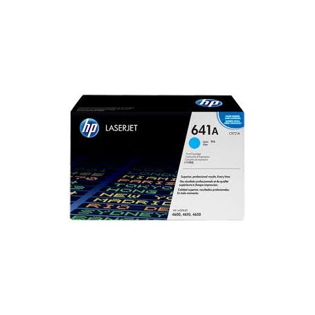 Toner Hp N°641A Cyan 8000 Pages Toner Hp N°641A Cyan 8000 Pages