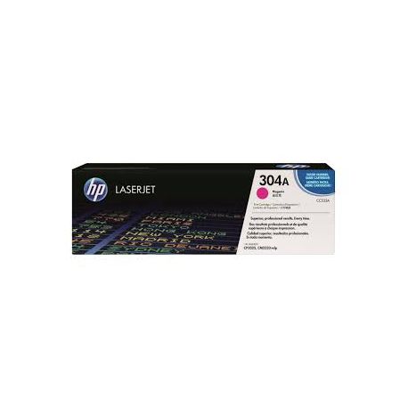 Toner Hp N°304A Pour CP-2025 Magenta 2800 Pages Toner Hp N°304A Pour CP-2025 Magenta 2800 Pages
