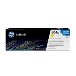 Toner Hp N°304A Pour CP-2025 Jaune 2800 Pages