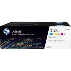 Toner Hp N°312A - Pack de 3 - Couleurs 2700 Pages