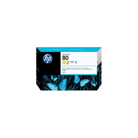 Cartouche Hp N°80 Jaune 4400 Pages Cartouche Hp N°80 Jaune 4400 Pages