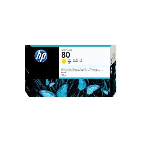 Cartouche Hp N°80 Jaune 2200 Pages Cartouche Hp N°80 Jaune 2200 Pages