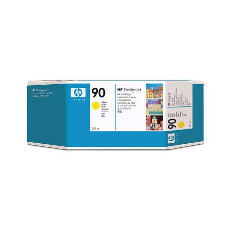 Cartouche Hp N°90 Jaune 225ML Cartouche Hp N°90 Jaune 225ML