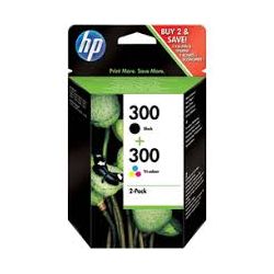 Cartouche Hp N°300 - Pack de 2 - Noire et Couleurs 200 Pages