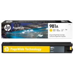 Cartouche Hp N°981A Jaune 6000 Pages