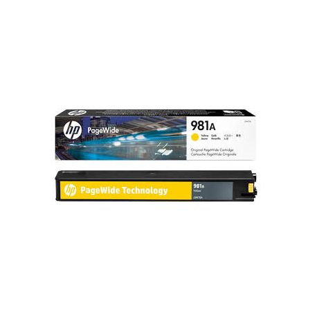 Cartouche Hp N°981A Jaune 6000 Pages