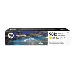 Cartouche Hp N°981X Jaune 10000 Pages