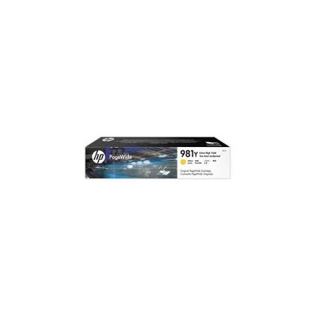Cartouche Hp N°981Y Jaune 16000 Pages Cartouche Hp N°981Y Jaune 16000 Pages