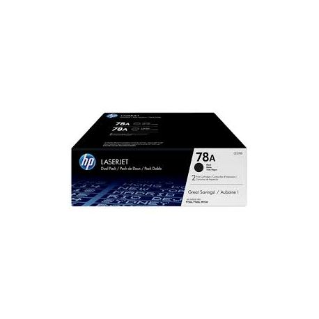 Toner Hp CE278A (X2) Noir 2100 Pages