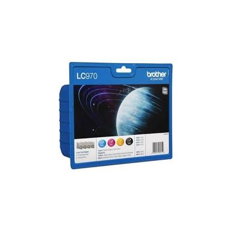 Cartouche Brother LC-970 Noire et Couleurs 300 Pages Cartouche Brother LC-970 Noire et Couleurs 300 Pages