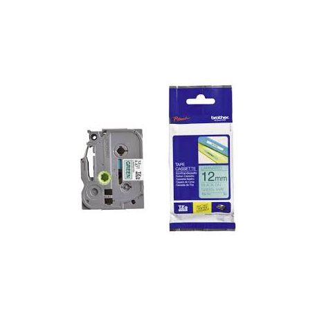 Ruban Brother TZE-731 Noir / Vert 12mm x 8m Ruban Brother TZE-731 Noir / Vert 12mm x 8m