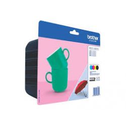 Cartouche Brother LC-227 XL - Pack de 4 - Noire et Couleurs 1200 Pages