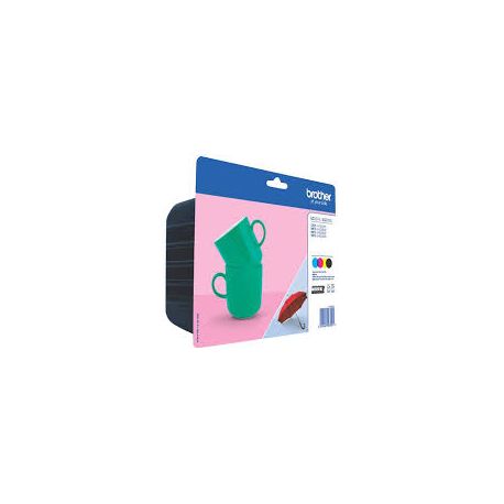 Cartouche Brother LC-227 XL Noire et Couleurs 1200 Pages Cartouche Brother LC-227 XL Noire et Couleurs 1200 Pages