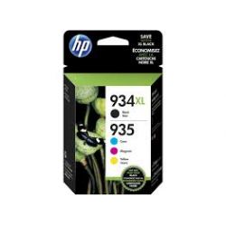 Cartouche Hp N° 934 XL et 935 XL - Pack de 4 - Noir et Couleurs 825 Pages