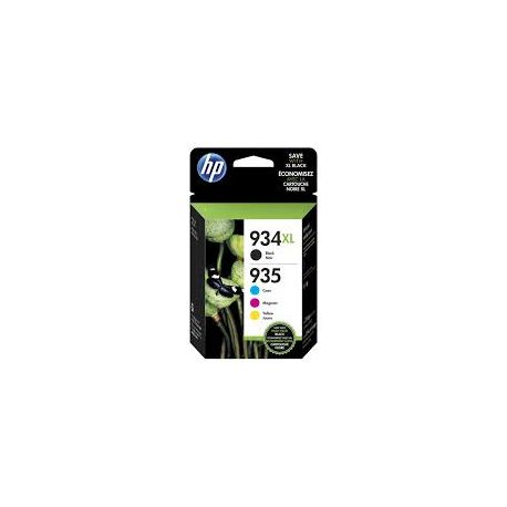 Cartouche Hp N° 934 XL et 935 XL Noire et Couleurs 825 Pages Cartouche Hp N° 934 XL et 935 XL Noire et Couleurs 825 Pages