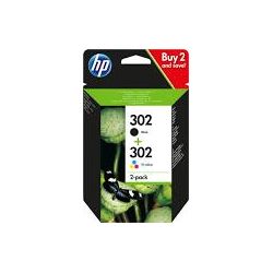Cartouche Hp N°302 Noire et Couleurs 165 Pages