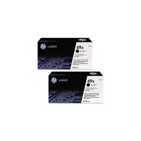Toner Hp N°49X X2 Noir 6000 Pages