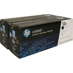 Toner Hp N°12A - Pack de 2 - Noir 2000 Pages