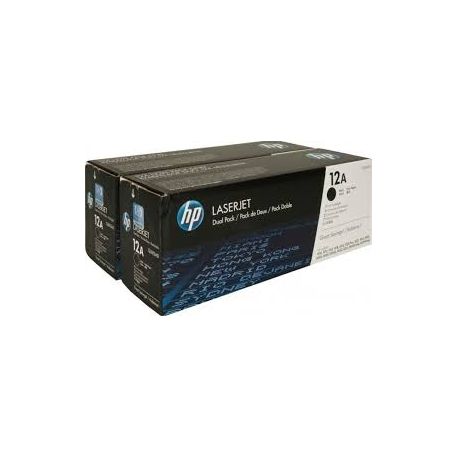 Toner Hp N°12A X2 Noir 2000 Pages Toner Hp N°12A X2 Noir 2000 Pages