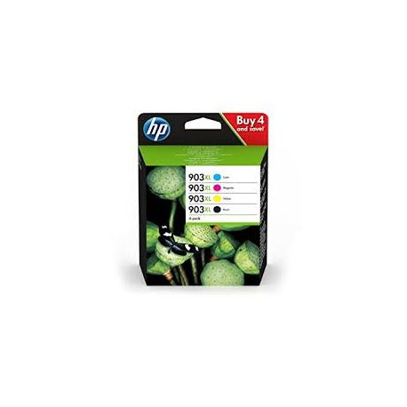 Cartouche Hp N°903 XL X4 Noire et Couleurs 825 Pages Cartouche Hp N°903 XL X4 Noire et Couleurs 825 Pages