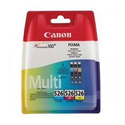 Cartouche Canon CLI-526 -Pack de 3 - Couleurs 9ML