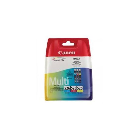 Cartouche Canon CLI-526 -Pack de 3 - Couleurs 9ML Cartouche Canon CLI-526 -Pack de 3 - Couleurs 9ML