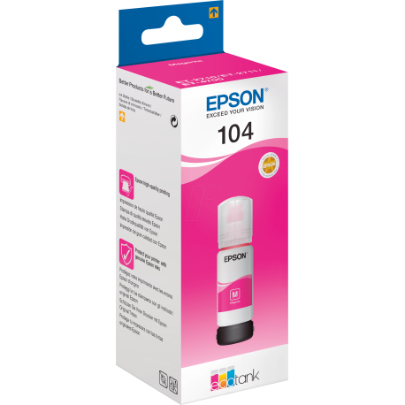 Cartouche Epson N&deg;104 Magenta 7500 Pages