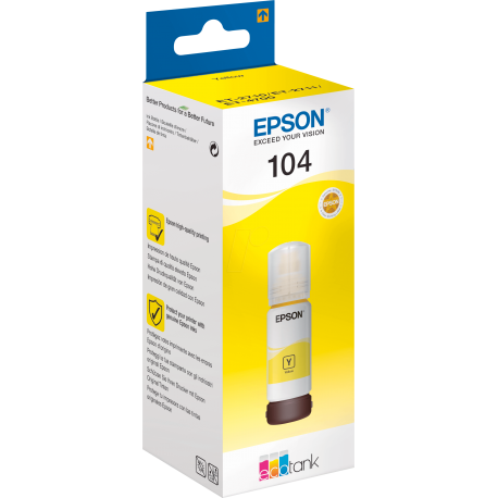 Cartouche Epson N°104 Jaune 7500 Pages