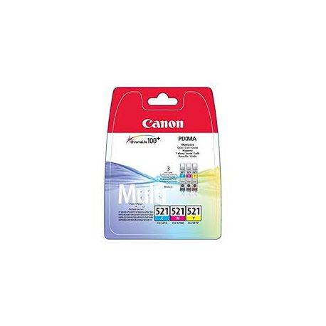 Cartouche Canon CLI-521 Couleurs 446 Pages Cartouche Canon CLI-521 Couleurs 446 Pages