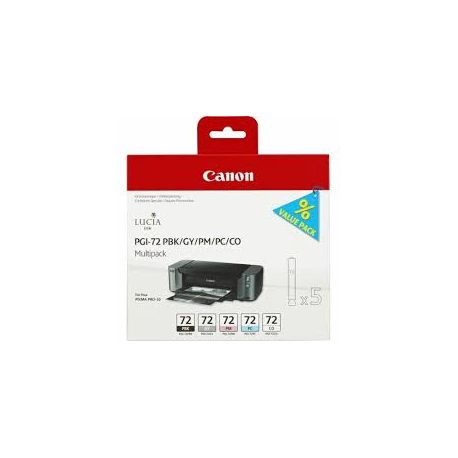 Cartouche Canon PGI-72 Noire et Couleurs 900 Pages Cartouche Canon PGI-72 Noire et Couleurs 900 Pages