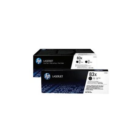 Toner Hp N° 83X X2 Noir 3500 Pages Toner Hp N° 83X X2 Noir 3500 Pages