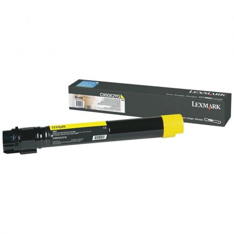 Toner Lexmark C950X2YG Jaune 24000 Pages Toner Lexmark C950X2YG Jaune 24000 Pages