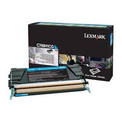 Toner Lexmark C748H1CG Cyan 10000 Pages
