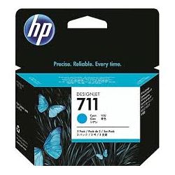 Cartouche Hp N° 711 - Pack de 3 - Cyan 29ML
