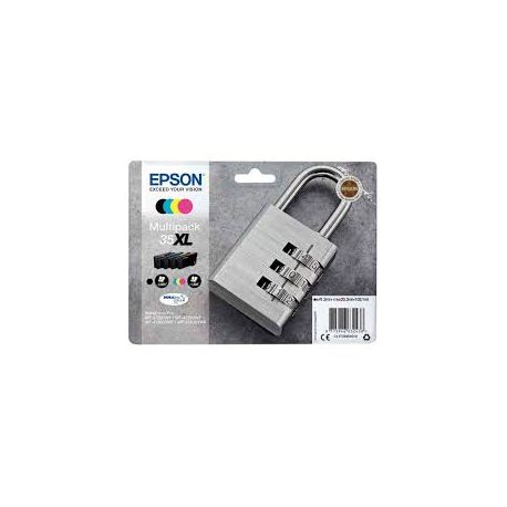 Cartouche Epson 35 XL - Pack de 4 - Noire et Couleurs 1900 Pages Cartouche Epson 35 XL - Pack de 4 - Noire et Couleurs 1900 Pages