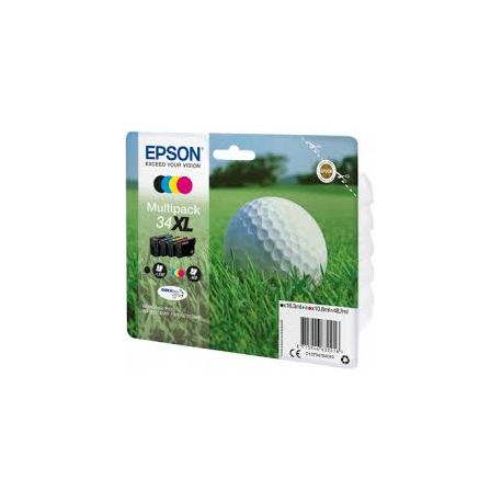 Cartouche Epson 34 XL - Pack de 4 - Noire et Couleurs 950 Pages Cartouche Epson 34 XL - Pack de 4 - Noire et Couleurs 950 Pages