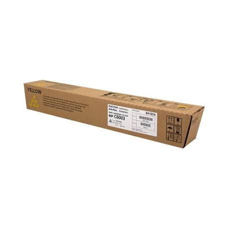 Toner Ricoh 841854 Pour MP C6003 Jaune 22500 Pages