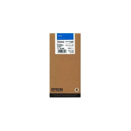 Cartouche Epson T6362 Cyan 700ML Cartouche Epson T6362 Cyan 700ML