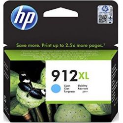 Cartouche Hp N°912 XL Cyan 825 Pages