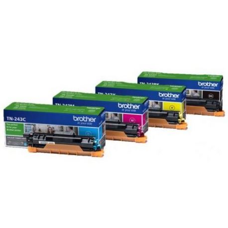 Brother TN243CMYK Value Pack couleur et noir Brother TN243CMYK Value Pack couleur et noir