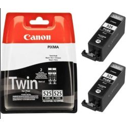 Cartouche Canon PGI-525 - Pack de 2 - Noire 19ML