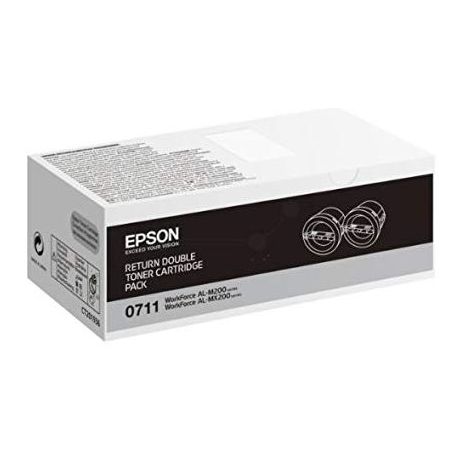 Toner Epson AL-M200 - Pack de 2 - Noir 2500 Pages Toner Epson AL-M200 - Pack de 2 - Noir 2500 Pages